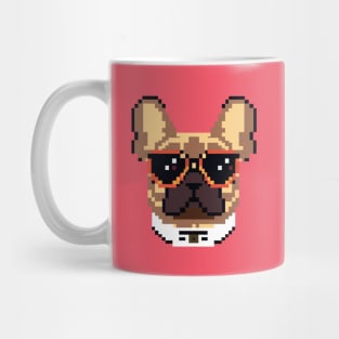 Pixel Art Frenchie Dog Lover Frenchie Mug